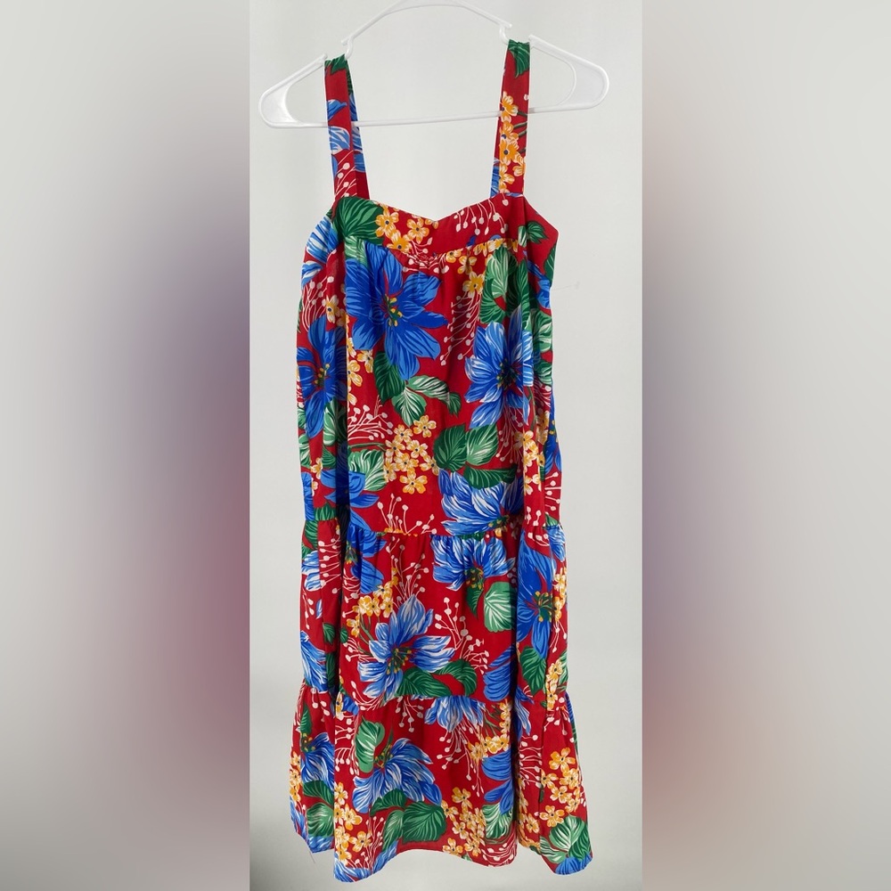 Casa de California floral summer‎ dress, vintage size Medium.